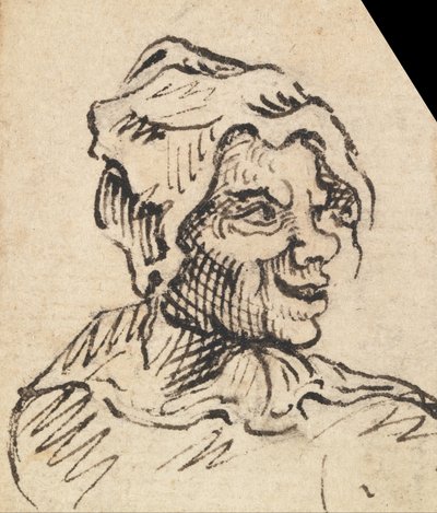 Grotesque Female Head by William Hogarth